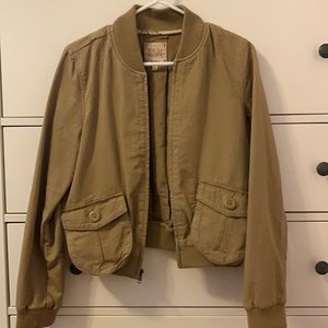 Old Navy Tan Bomber Jacket